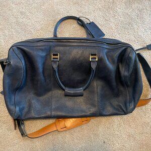 $1.7K Magnanni Traveler Duffle Bag - Blue Navy